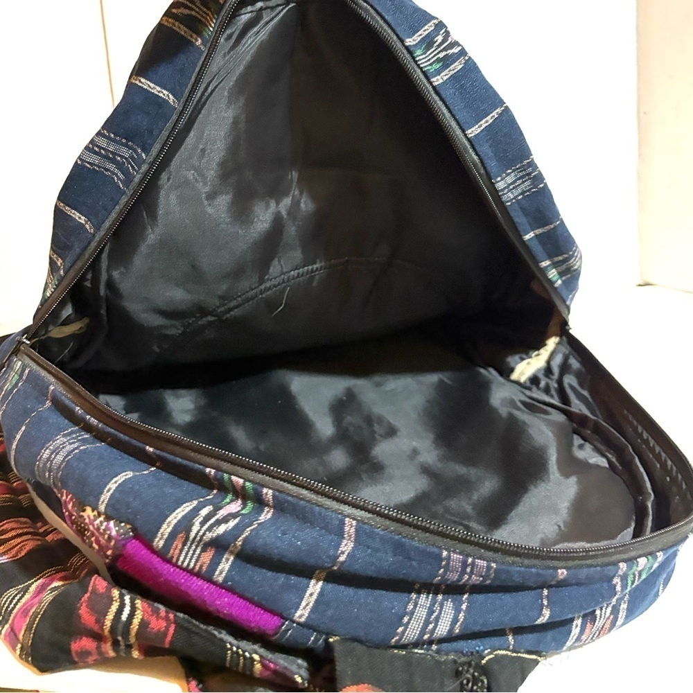 Colorful Patchwork Backpack - Picture 2 of 5